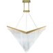 Vivien 1 Light 24 inch Gold Chandelier Ceiling Light