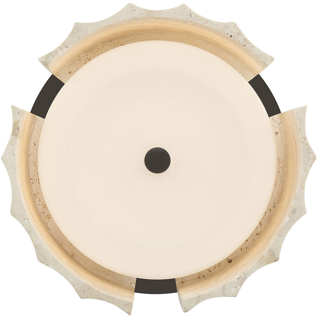 Roslington LED 11.5 inch Matte Black Flush Mount Ceiling Light