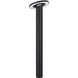 Orbit 8 watt Black Outdoor Bollard
