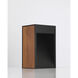 Timber 7 watt Wood Outdoor Bollard