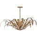 Kagra 12 Light 56 inch Brass Chandelier Ceiling Light