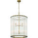 Glasbury 8 Light 22 inch Gold Chandelier Ceiling Light