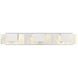 Kasha LED 27.75 inch Chrome Vanity Light Wall Light
