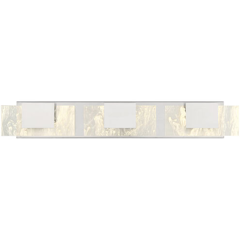 Kasha LED 27.75 inch Chrome Vanity Light Wall Light
