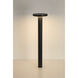 Perch 10 watt Black Outdoor Bollard