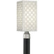 Clover 1 Light 19 inch Aged Silver Outdoor LED Post Light