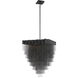 Bloomfield LED 28.5 inch Black Chandelier Ceiling Light