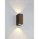 Dale LED 5.67 inch Wood Outdoor Wall Mount