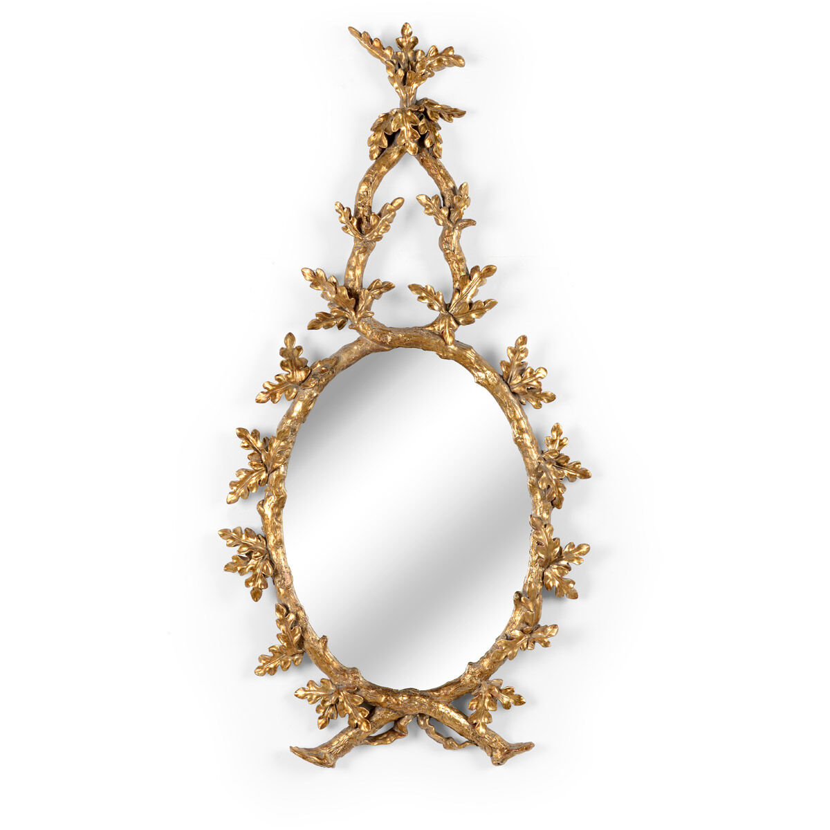 Wildwood 44 X 23 inch Antique Gold Leaf Wall Mirror