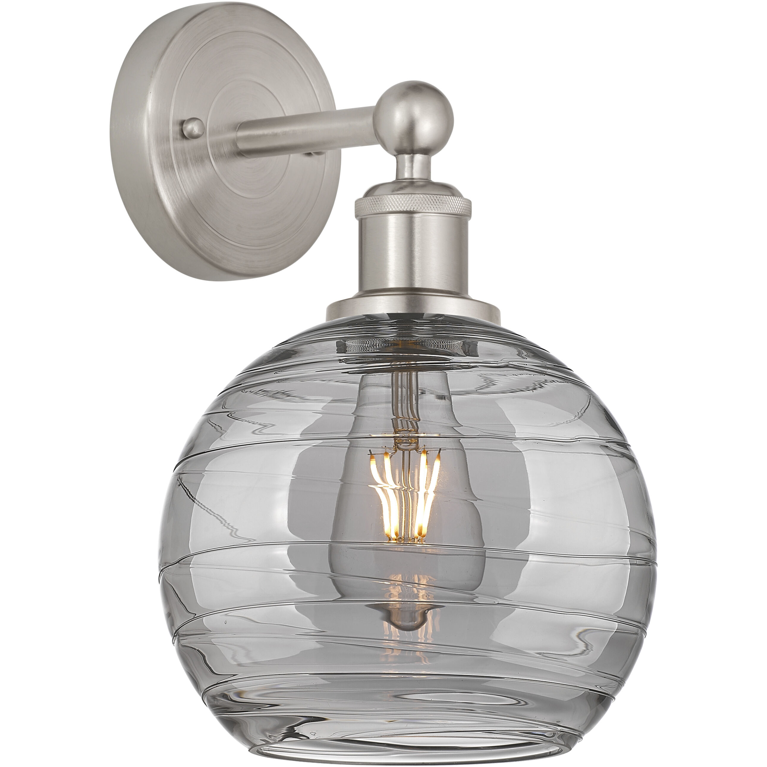 Edison Athens Deco Swirl 1 Light 8.00 inch Wall Sconce