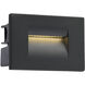 Ontario LED 2.94 inch Graphite Outdoor In Wall in Graphite Grey