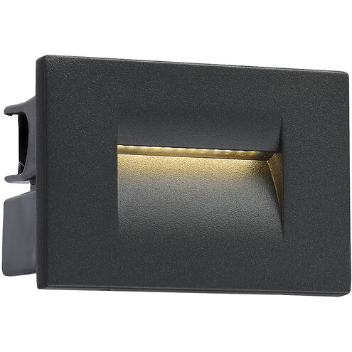 Ontario LED 2.94 inch Graphite Outdoor In Wall in Graphite Grey