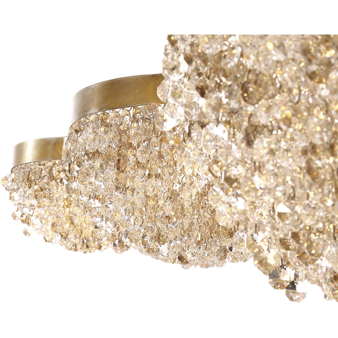 Mondo 10 Light 23 inch Antique Gold Chandelier Ceiling Light