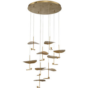 Lagatto LED 36 inch Bronze Chandelier Ceiling Light