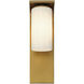 Colonne 1 Light 20 inch Gold Outdoor Wall Sconce