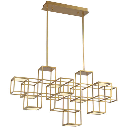 Ferro LED 16 inch Gold Chandelier Ceiling Light
