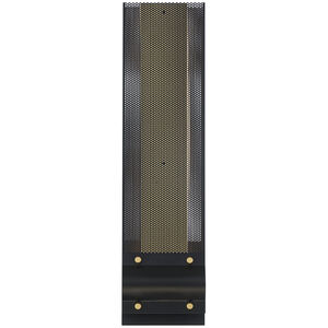 Admiral 1 Light 19 inch Black and Gold Outdoor LED Wall Sconce