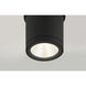 Plaza 100 LED 4.33 inch Black Outdoor Ceiling Mount