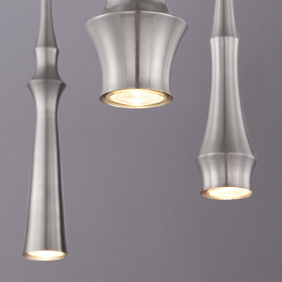 EuroFase 28407-028 Cani 1 Light 2 inch Satin Nickel Pendant Ceiling Light