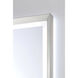 Artell 36 X 24 inch Brushed Silver LED Mirror