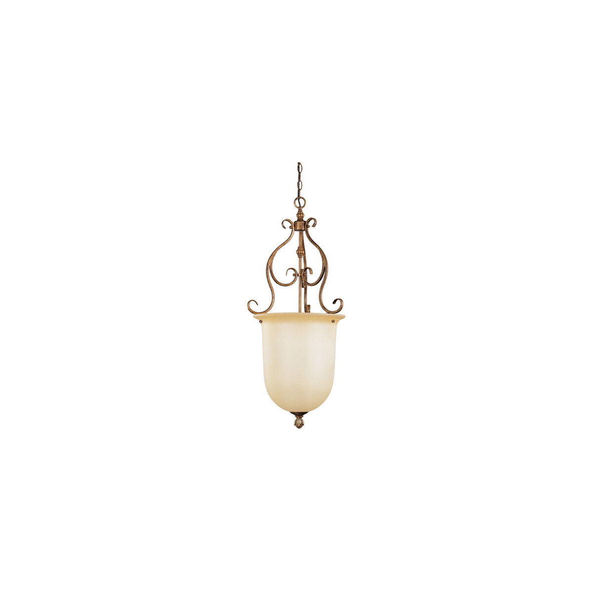 Bistro 1 Light 17 inch Venetian Patina Foyer Pendant Ceiling Light
