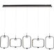 Dagmar LED 5 inch Black Chandelier Ceiling Light