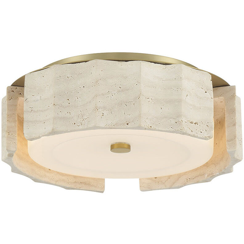 Roslington LED 11.5 inch Gold Flush Mount Ceiling Light
