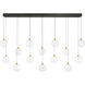 Iissa 14 Light 15.5 inch Gold Chandelier Ceiling Light in Clear