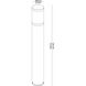 Signal 7 watt Black Outdoor Bollard
