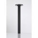 Orbit 8 watt Black Outdoor Bollard