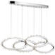 Scoppia LED 5.5 inch Chrome Chandelier Ceiling Light