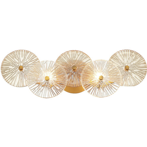 Sue Anne 2 Light 21.75 inch Gold Vanity Light Wall Light