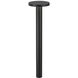 Perch 10 watt Black Outdoor Bollard