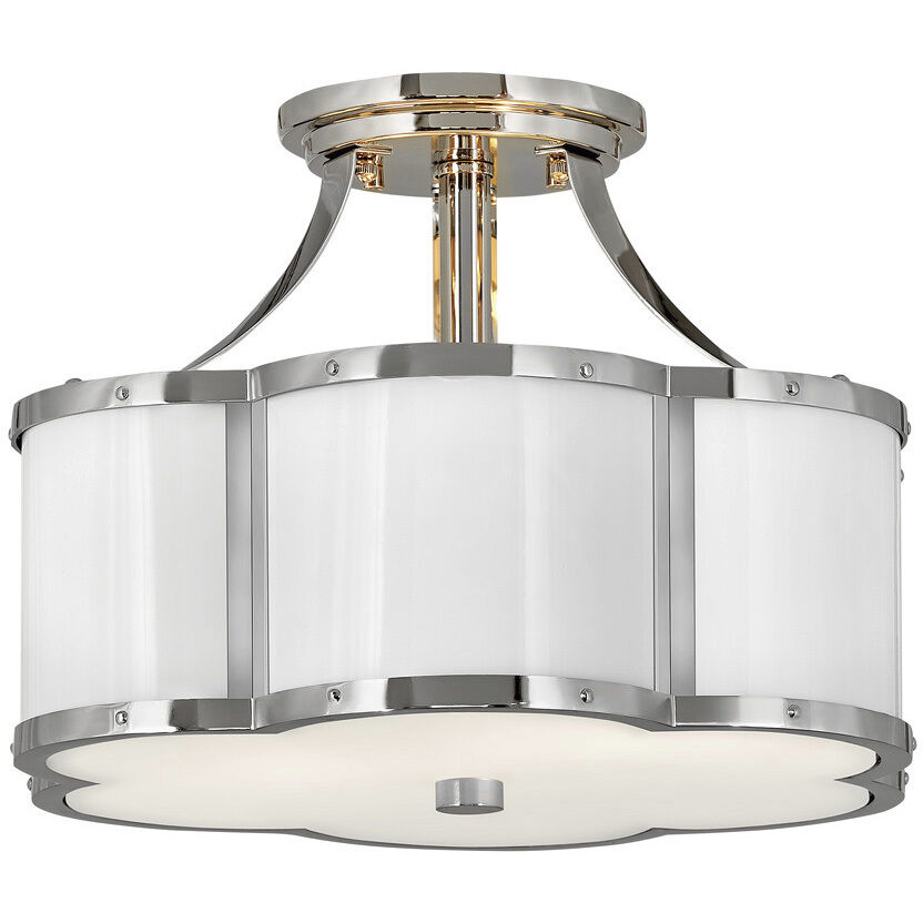 Chance 2 Light 14.25 inch Semi-Flush Mount