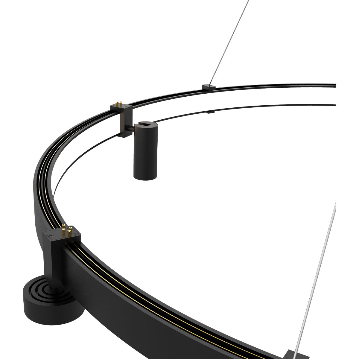 Mucci LED 32 inch Matte Black Pendant Ceiling Light