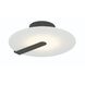 Nuvola LED 12.25 inch Black Flush Mount Ceiling Light