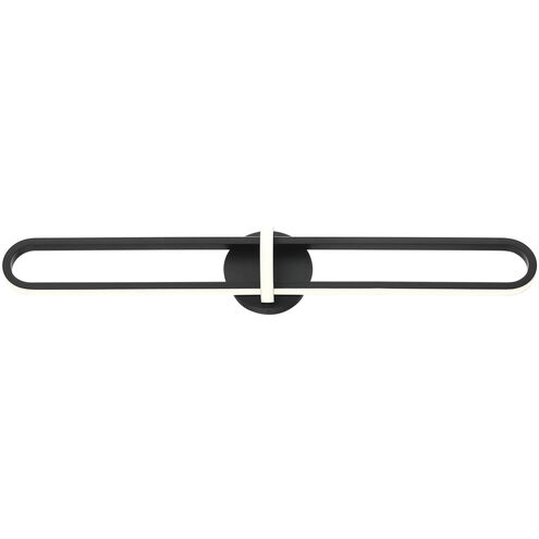 Botton Wall Sconce Wall Light in Black, Medium