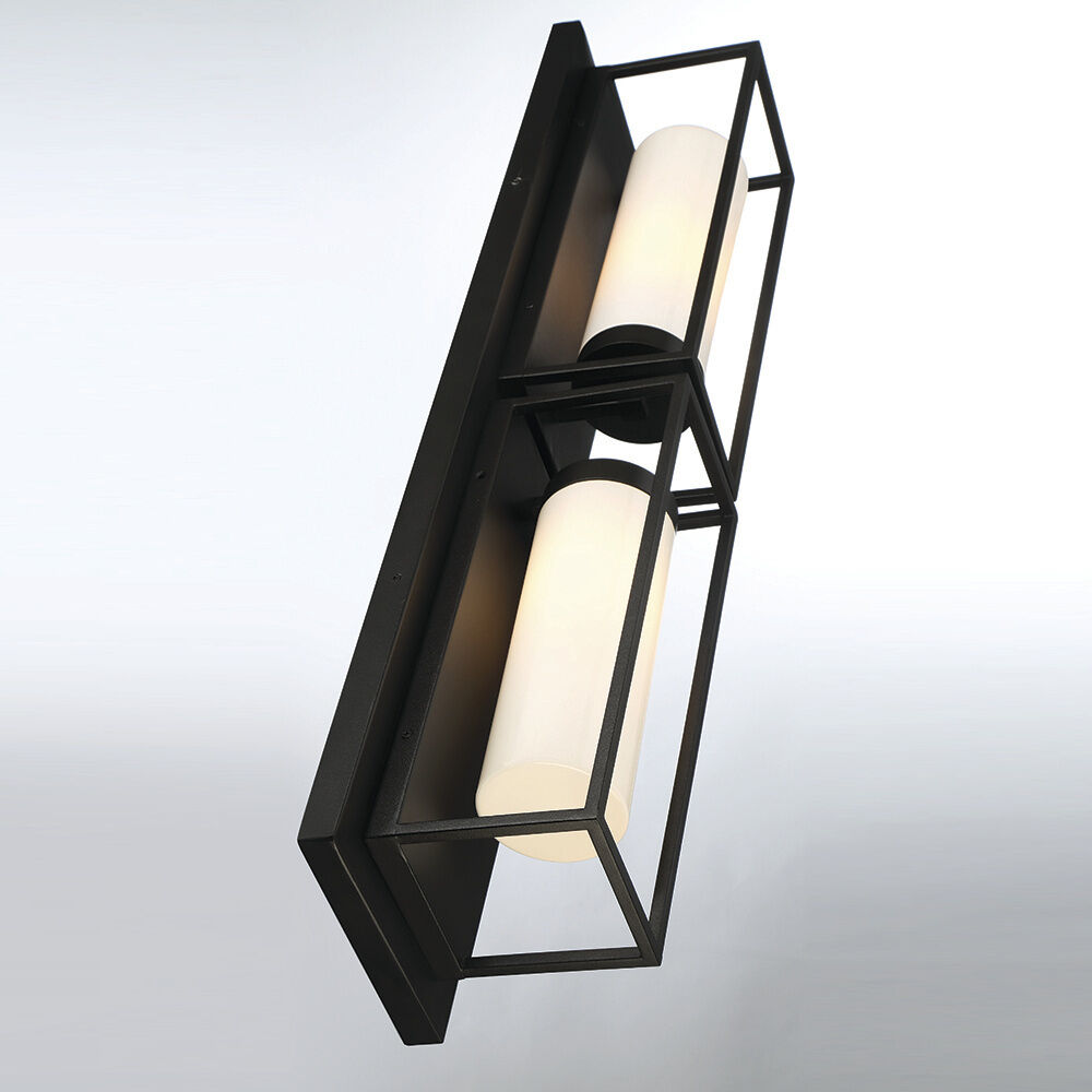 Ren 2 Light 36 inch Black Outdoor Wall Sconce