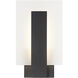 Carta LED 12 inch Black Outdoor Wall Sconce