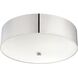 Element 16 inch Brushed Nickel Flush Mount Ceiling Light