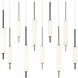 Cumberland LED 22 inch Black Chandelier Ceiling Light