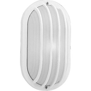 Bulkheads 1 Light 10.5 inch White Outdoor Ceiling/Wall Mount Bulkhead