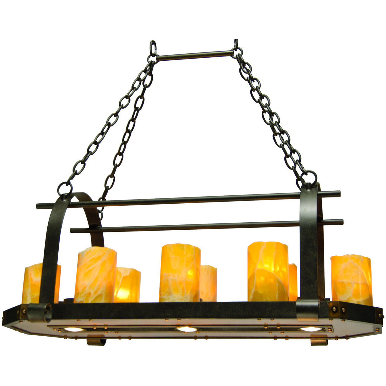 Cordova 11 Light 36 inch Natural Iron Island Ceiling Light