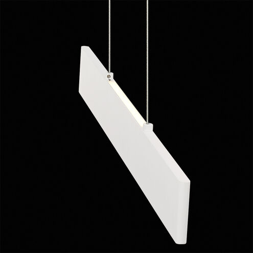Rogers LED 1 inch White Pendant Ceiling Light, Large