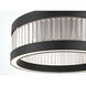 Empra LED 23.63 inch Matte Black Flush Mount Ceiling Light