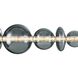 Atomo Linear Chandelier Ceiling Light in Chrome, Smoke