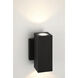 Arena 70 LED 7.09 inch Black Outdoor Wall Mount