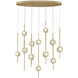 Barletta LED 12 inch Gold Chandelier Ceiling Light