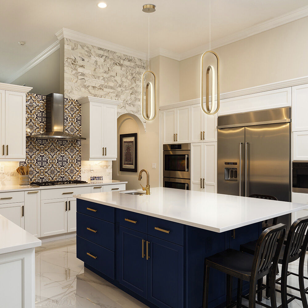 Demark LED 6 inch Black Pendant Ceiling Light