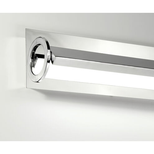 Viola LED 34 inch Chrome Wall Sconce Wall Light, Large